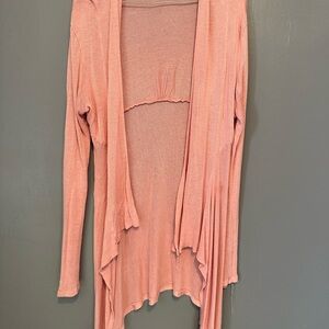 Zenana Outfitters Blush Knit Cardigan